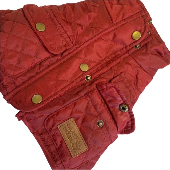 HP Pet Barn Coat | Insulated Puffer Jacket | Boutique | New | XS | Burgundy Dog - Picture 6 of 17